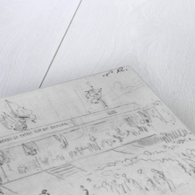 Album of the Siege of Paris, Enrolment of volunteers at the Pantheon by Gustave Dore