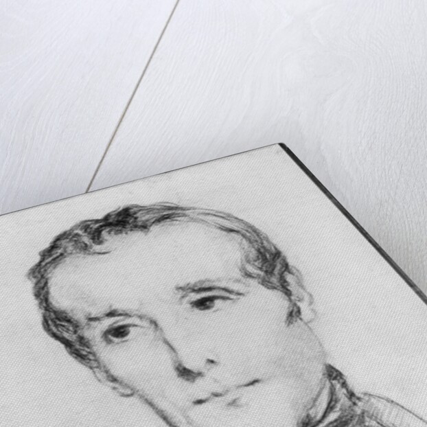 Portrait of Alphonse de Lamartine, c.1848 by Theodore Chasseriau