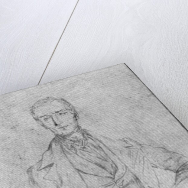 Portrait of Alphonse de Lamartine, 1844 by Theodore Chasseriau