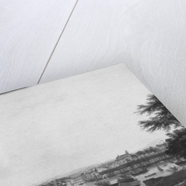 View of Bayonne seen from halfway down the citadel, 1761 by Claude Joseph Vernet