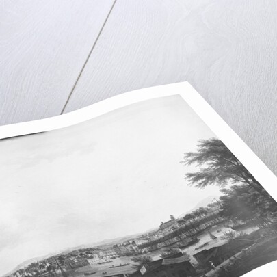 View of Bayonne seen from halfway down the citadel, 1761 by Claude Joseph Vernet