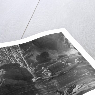 Morning, The Bathers, left hand side detail, 1772 by Claude Joseph Vernet