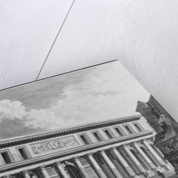 The Academy of Surgery, Paris, engraved by Claude Rene Gabriel Poulleau 1773 by French School