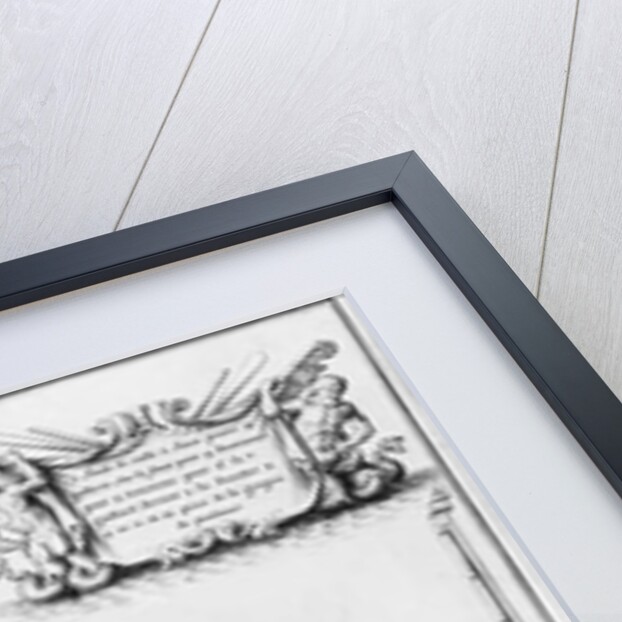 Cross-section of the fully completed inside of a vessel by French School