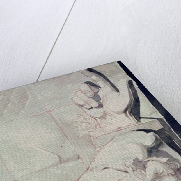 The Artist in Despair over the Magnitude of Antique Fragments 1778/80 by Henry Fuseli