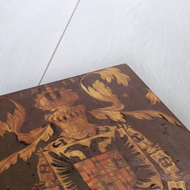 Coat of Arms of Charles V, Holy Roman Emperor, 1558 (oil on panel by Flemish School