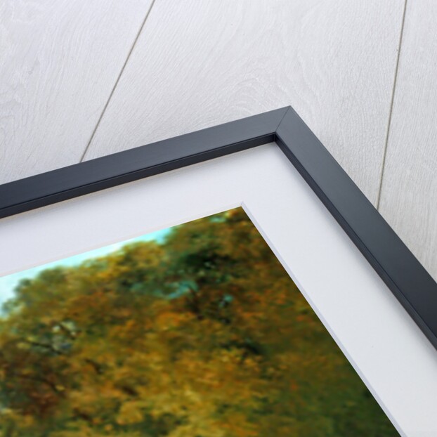 French artillery encamped in the Tuileries gardens during the siege of Paris, late September 1870 by Alfred /Brunner-Lacoste Emile Decaen