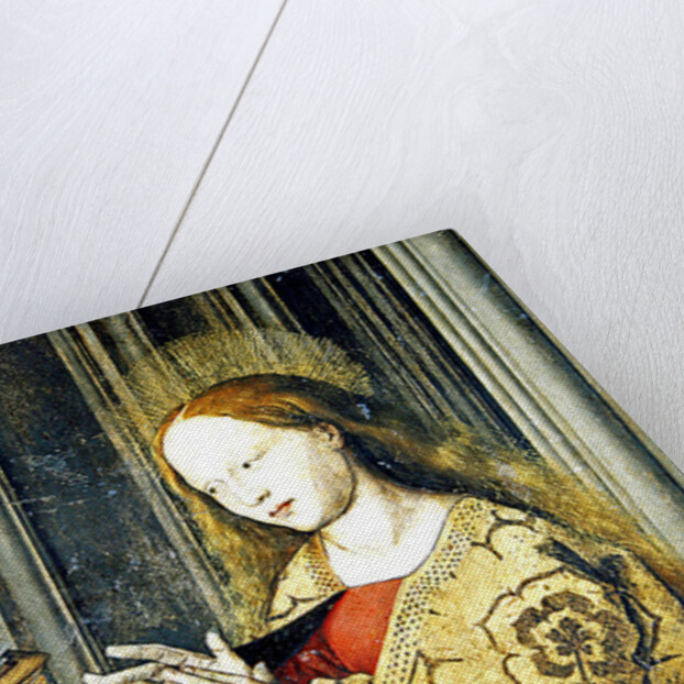 The Virgin Mary reading from a book of Hours, c.1445 by Master of the Aix Annunciation