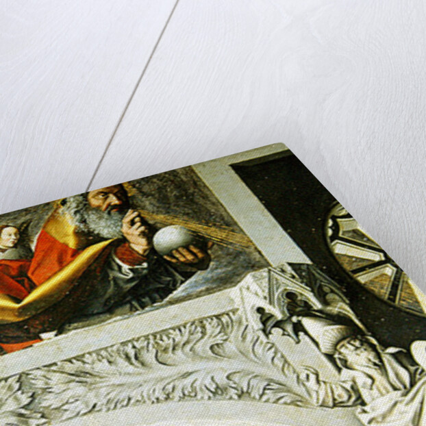 God the Father in Heaven sending out his Son to the Virgin Mary, c.1445 by Master of the Aix Annunciation