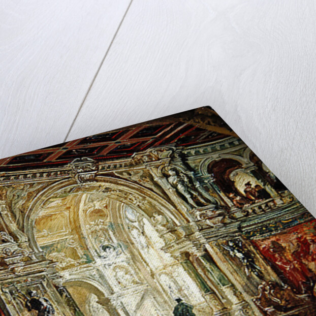 Hamlet, Act I, 1884 by Jean Baptiste Lavastre