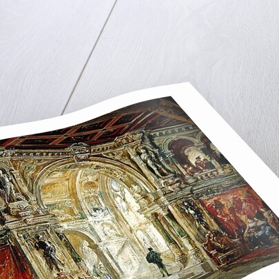 Hamlet, Act I, 1884 by Jean Baptiste Lavastre