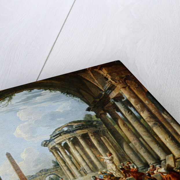 Preaching Among the Ancient Ruins, c.1740-50 by Giovanni Paolo Pannini or Panini