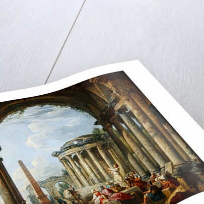 Preaching Among the Ancient Ruins, c.1740-50 by Giovanni Paolo Pannini or Panini