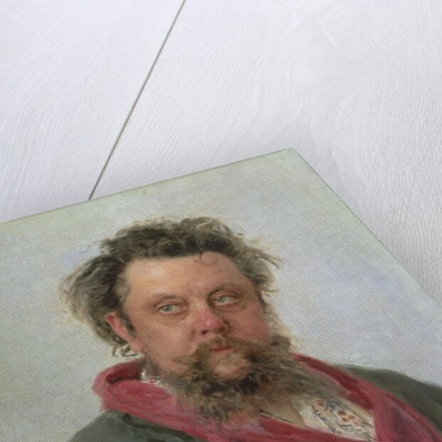 Portrait of Modest Petrovich Moussorgsky 1881 by Ilya Efimovich Repin