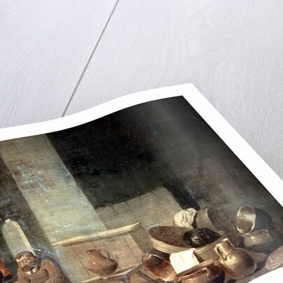 The Scullery Maid by Flemish School