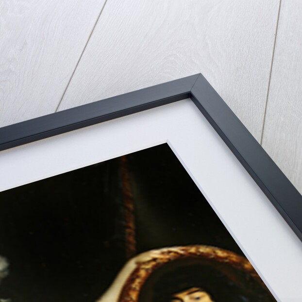 Anne Marie Louise d'Orleans holding the portrait of her father, Gaston of France, 1672 by Pierre Bourguignon