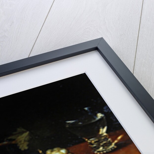 Still life with grapes, pomegranates and apricots by Osias the Elder Beert