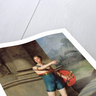 Portrait of Nicolas Baptiste in the role of Horace by Martin Drolling