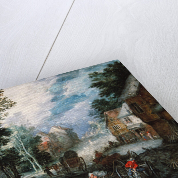 Entrance of a Village, 17th century by Jan the Elder Brueghel