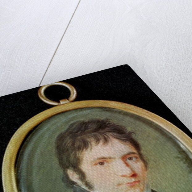 Miniature Portrait of Ludwig Van Beethoven, 1802 by Christian Hornemann