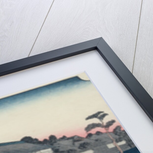 Narumi: the local fabric Arimatsu Shibori shop by Ando or Utagawa Hiroshige