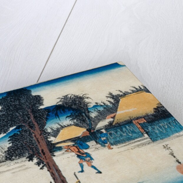 Minakuchi: famous production of Kampyo by Ando or Utagawa Hiroshige