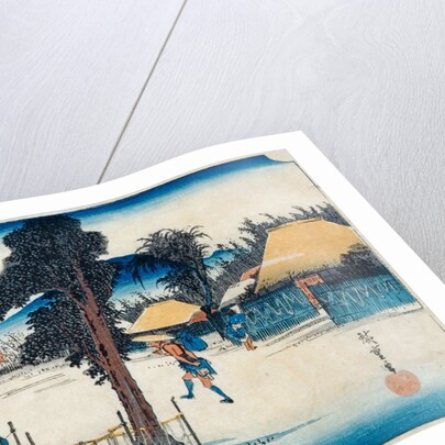 Minakuchi: famous production of Kampyo by Ando or Utagawa Hiroshige