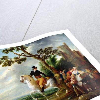 A Romantic Meeting by Louis Joseph Watteau