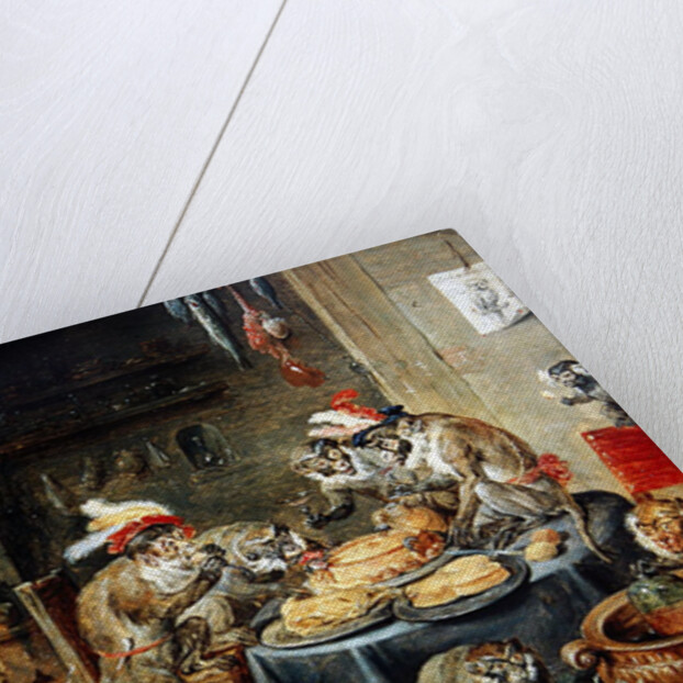 Monkey Banquet, 1810 by David the Younger Teniers