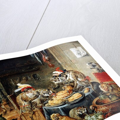 Monkey Banquet, 1810 by David the Younger Teniers