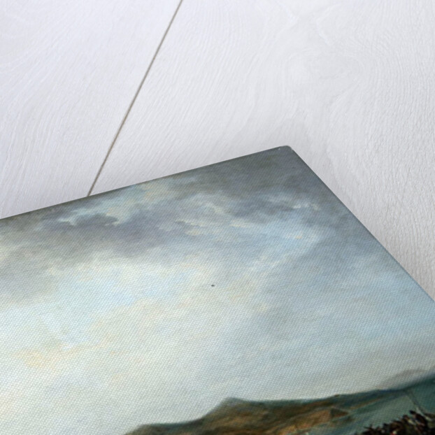 View of Hondarribia by Luis Paret y Alcazar