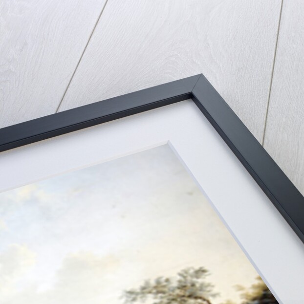 Landscape with a convoy of horses and carts by Frederick de Moucheron