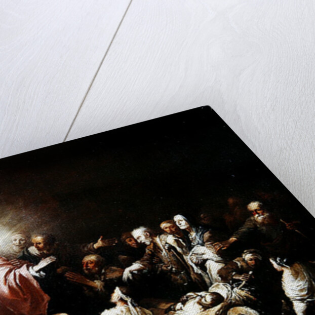 Jesus Blessing the Sick by Christian Wilhelm Ernst Dietrich