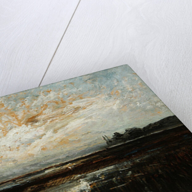 The pond of Aleva, Morestel by Auguste Francois Ravier