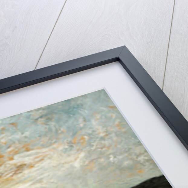 The pond of Aleva, Morestel by Auguste Francois Ravier