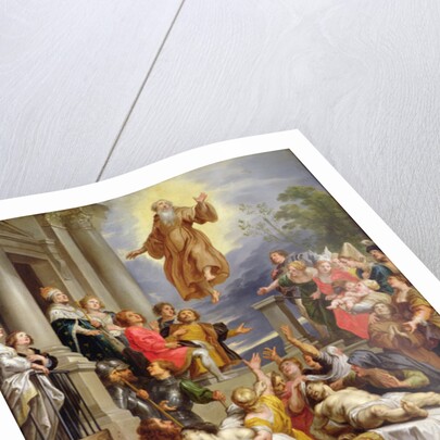 St. Francis of Paola appearing before the sick by Abraham Jansz. van Diepenbeeck