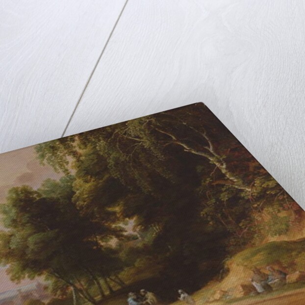 Landscape with gypsy figures by David & Vadder Lodewijk de (1605-55) Teniers