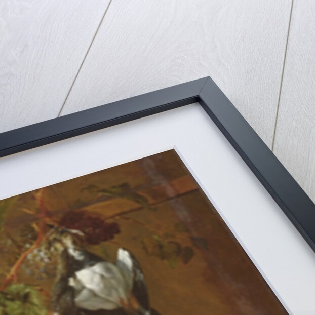 Hunting dog and game by Christoffel Puytlinck