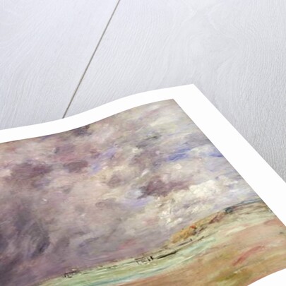 Stormy skies over the estuary at Le Havre, c.1892-96 by Eugene Louis Boudin