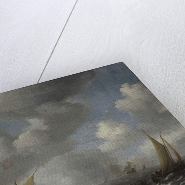 Seascape by Hendrick van de Sande Bakhuyzen