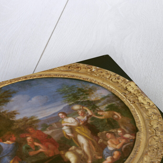 Jacob protecting Rachel by Francesco Albani