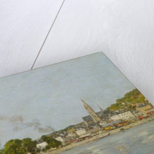 The Seine at Caudebec-en-Caux, 1889 by Eugene Louis Boudin