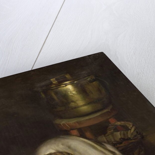 Still life with fish and cauldron by Joseph Bail