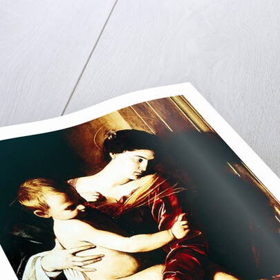 Detail of Madonna of the Pilgrims, c.1603-05 by Michelangelo Merisi da Caravaggio