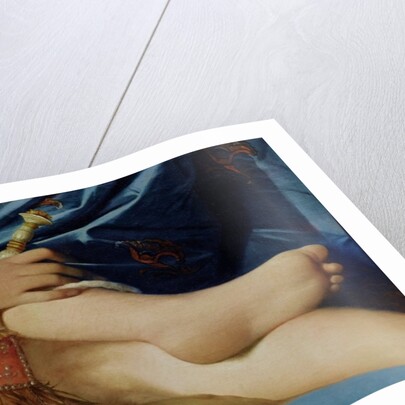 Detail of The Grand Odalisque, 1814 by Jean Auguste Dominique Ingres