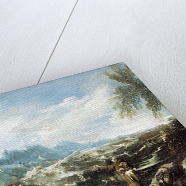 Saint Anthony of Padua preaching to the fishes at Rimini, c.1720-25 by Alessandro Magnasco