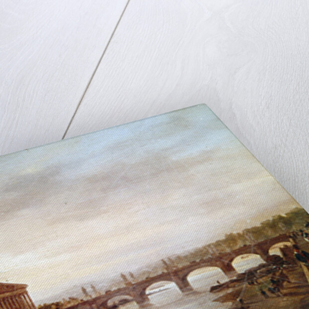 The Boat of St. Cloud before the Concorde in 1826 by Giuseppe Canella