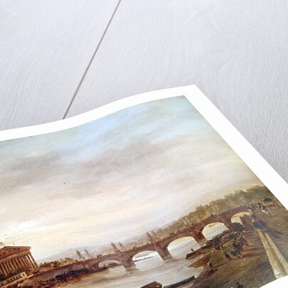 The Boat of St. Cloud before the Concorde in 1826 by Giuseppe Canella