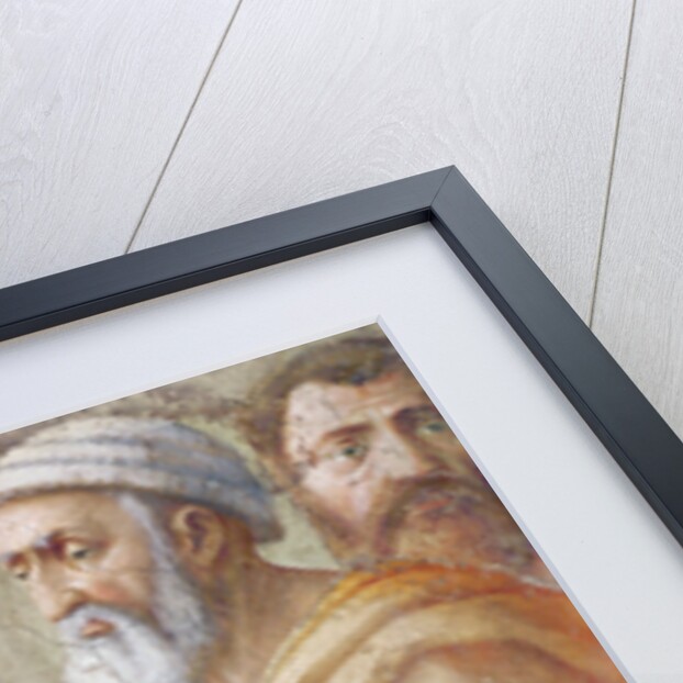 Detail of St Peter and the woman and child, from St. Peter and St. Paul Distributing Alms, c.1426 by Tommaso Masaccio