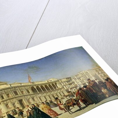 The Plaza de San Francisco and the Ayuntamiento, Seville by Achille Zo